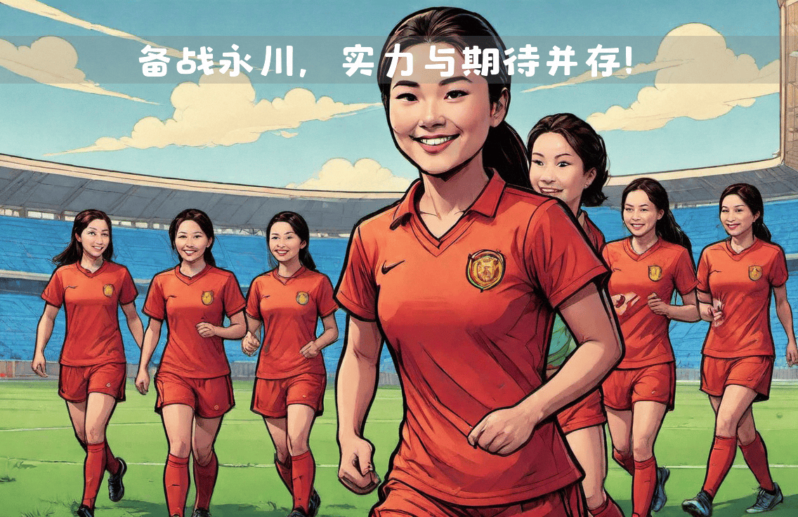 女足比赛中球员风采迷人，引人瞩目