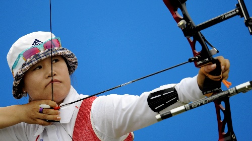 射箭比赛中，俄罗斯选手实力再次证明