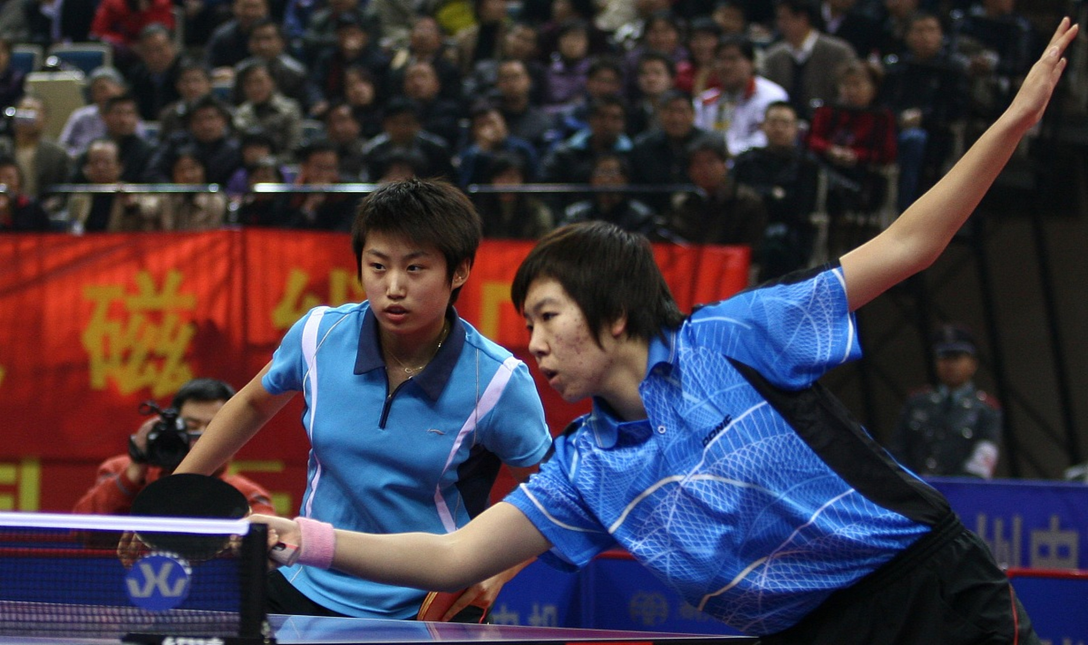 比赛过程中发生惊心动魄的瞬间