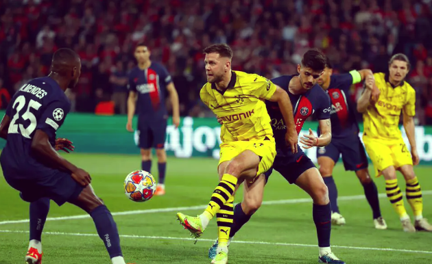 巴黎圣日耳曼逆转多特蒙德，小组领先优势稳固